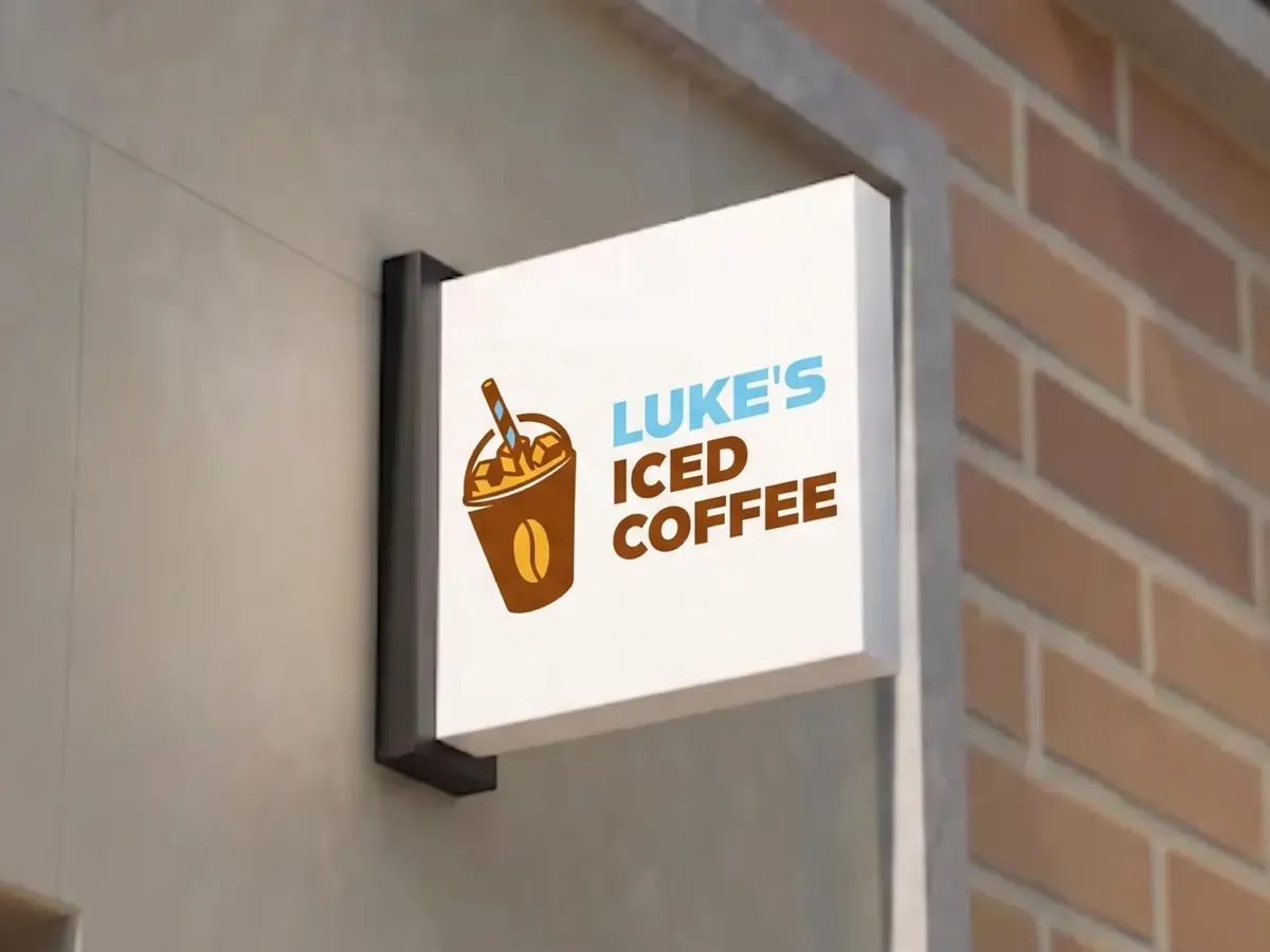 Luke's Iced Coffee Identity